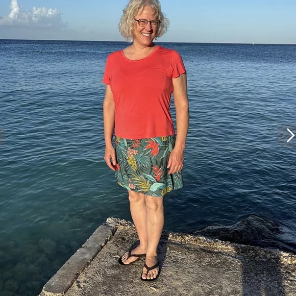 RipSkirt Hawaii Colorful Leaf and Hawaiian Floral Print Wrap Ski Size Small - Picture 11 of 11